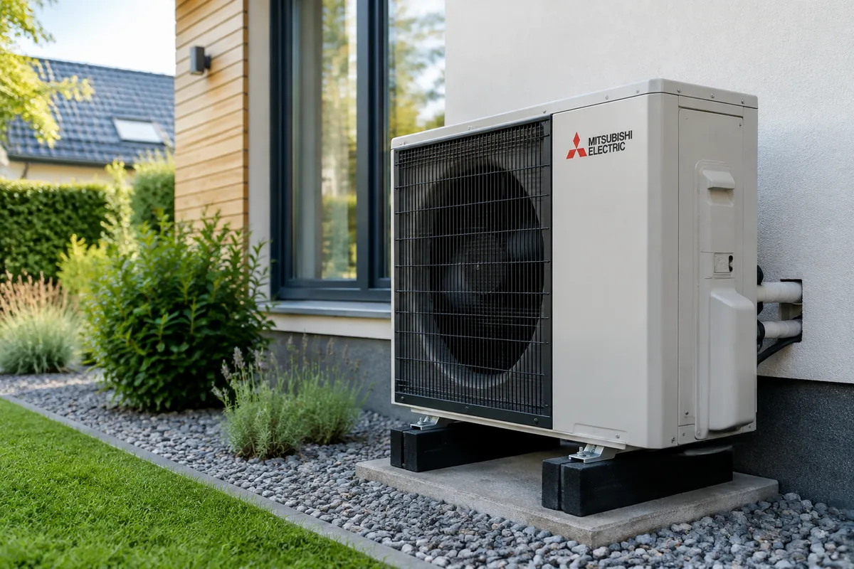 D’où vient la vibration de l’unité extérieure d’une pompe à chaleur Mitsubishi Electric ?